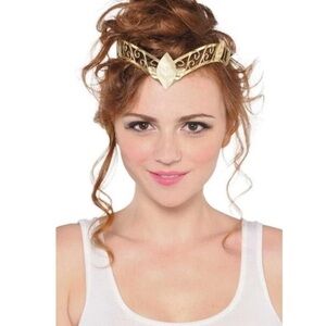 Elegant Gold Leaf Headband